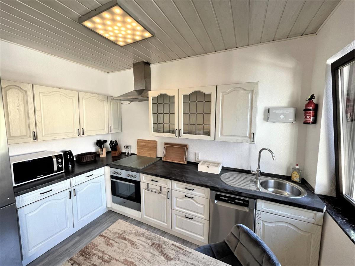 Apartamento Traumaussicht Kamin Balkon Burgblick 65 Zoll Tv Netflix Sky Joyn Lindenplatz Bullay Exterior foto