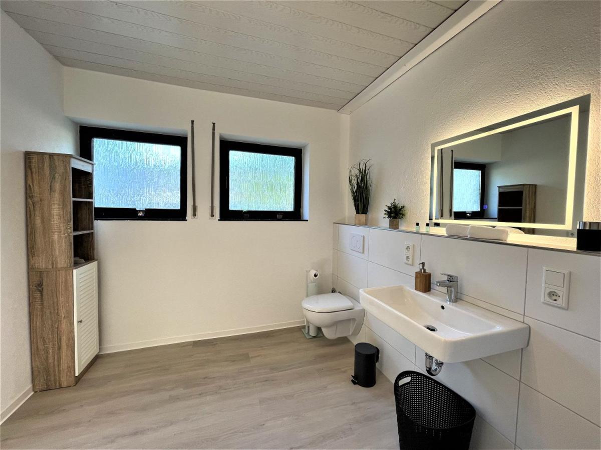 Apartamento Traumaussicht Kamin Balkon Burgblick 65 Zoll Tv Netflix Sky Joyn Lindenplatz Bullay Exterior foto